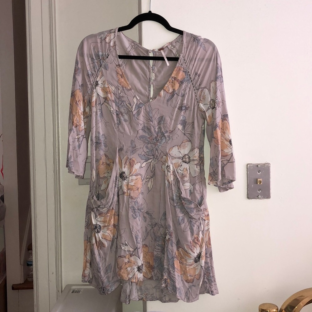 Free people  eyes on you floral dress sz 2